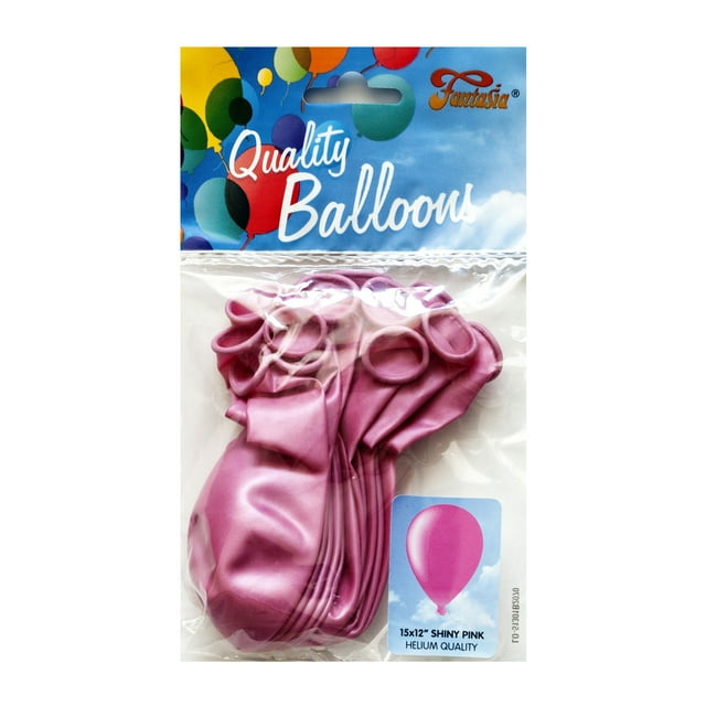 Fantasia Latex Shiny Balloons (Pack of 15)