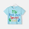 thumbnail image 5 of Camiseta de verano de manga corta con estampado sencillo para bebés y niños, de algodón, para exteriores, para niños y niñas, 5 of 5