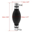 thumbnail image 2 of Unique Bargains 9mm Rubber Vacuum Petrol Oil Fuel Line Pump Hand Primer Bulb for Car Boat, 2 of 5