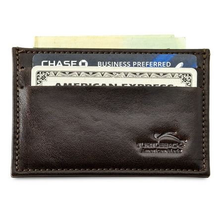 Turtleback - Turtleback Front Pocket Wallet Minimalist Slim Card Holder with RFID Blocking for ...