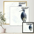 thumbnail image 4 of Designart 'Tricolored Heron Bird On White' Farmhouse Framed Canvas Wall Art Print, 4 of 5