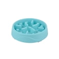 thumbnail image 3 of FEOLGEHLY Slow Feeder Dog Bowl, Silicone Dog Slow Feeder Food Bowl, Non-Slip Lick Plate Puppy Cat Food Holder for Small & Medium Sized Breeds, Slows Down Pets Eating, Blue, 3 of 7