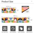 thumbnail image 3 of Yayeee Faucet Mat for Kitchen Sink 14.7" Diatomite Long Splash Guard Pad, Minimalist Triangles, 3 of 7