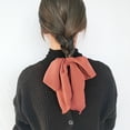 thumbnail image 4 of Hair Rope for Ponytail Styling - Bow Knot Fabric Streamer Rubber Band Head Rope Accessory for Everyday Wear, 4 of 6