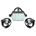 thumbnail image 1 of Carbon Fiber Skin Compatible With Oculus Quest Sticker Design Design Teal Designer, 1 of 1
