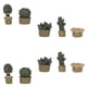 thumbnail image 3 of Planta De Casa De Muñecas En Miniatura, Material De Resina Para Decoración De Casa De Muñecas Para Niños ANGGREK AC7551, 3 of 8