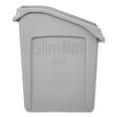 thumbnail image 5 of Slim Jim Under-Counter Trash Can with Venting Channels 13-Gallon Gray Fits Under Desk/Cabinet/Sink Pack of 1, 5 of 9