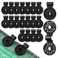 thumbnail image 1 of Shade Net Fixing Clip Black For Greenhouse Harsh Weather 50Pcs 3.9X1.6X0.2In, 1 of 5
