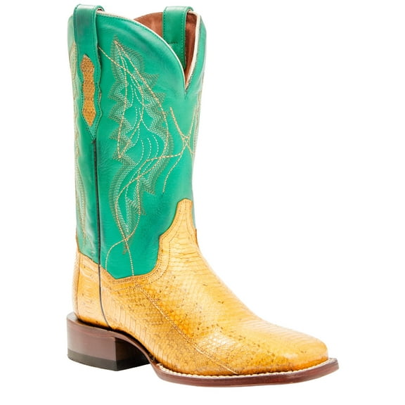 Dan Post Women's Exotic Watersnake Skin Western Boot Broad Square Toe - DPP5701 9.5 M US