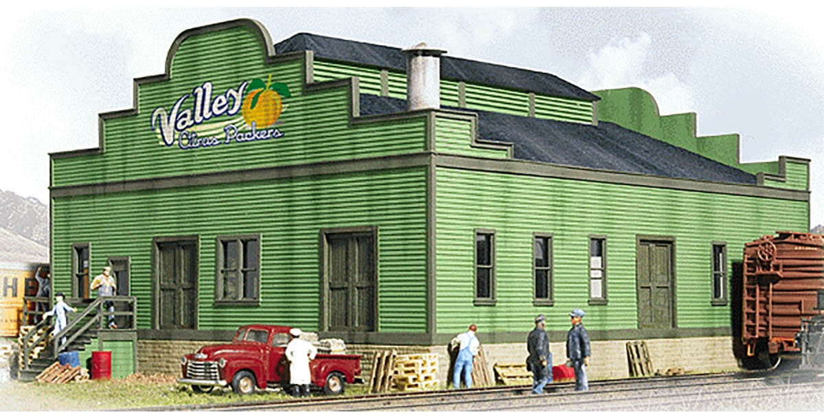 Walthers Cornerstone HO Scale Building/Structure Kit Valley Citrus Packers