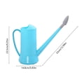 thumbnail image 3 of ZhangC Gallon Plant Watering Can, 9.3 Inch Long Spout Watering Pot with Removable Nozzle, Lightweight Plastic Flower Waterer for Indoor Houseplants, Office and Garden, Blue, 3 of 6