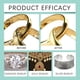 thumbnail image 5 of Solución limpiadora de joyas 100 ml para collar de diamantes Eliminación de polvo de óxido metálico - seguro Suave no irritante Uso diario de acción rápida Brillo brillante Restauración sin residuos, 5 of 7