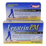 Lil Drug Store Products Legatrin PM Pain Reliever/Sleep Aid, 50 ea