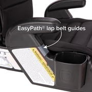 Diono Connect3 R 2-in-1 High-Back Booster, Black Storm