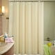 thumbnail image 5 of Cortina de ducha de color sólido con 12 ganchos - PVC impermeable, 70x78 pulgadas, tela engrosada para privacidad y decoración del baño, 5 of 6
