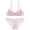 Pink 1, variant on See Through Lace Bras for Women Underwire Embroidered Mesh Sheer Lingerie Full Coverage Push Up Panty Bra,Yellow 3,S
