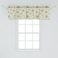 thumbnail image 2 of Ambesonne Marine Window Valance, Floral Style Starfishes Art, 54" X 18", Champagne Multicolor, 2 of 3