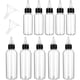 thumbnail image 2 of juego de envases reutilizables para líquidos, botellas transparentes antigoteo, botellas dispensadoras exprimibles, 2 of 8