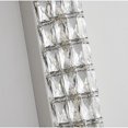 thumbnail image 4 of Bethel International LED Wall Sconce Chrome Metal & Crystal, 4 of 5