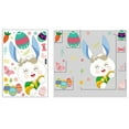 NANDIYNZHI Custom Stickers Rabbit Glass Sticker Decal Holiday