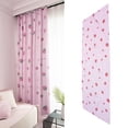 thumbnail image 2 of Strawberry Window Curtain Filter Light Pink Shading Curtain Cloth Living Room Bedroom 39x98In, 2 of 5