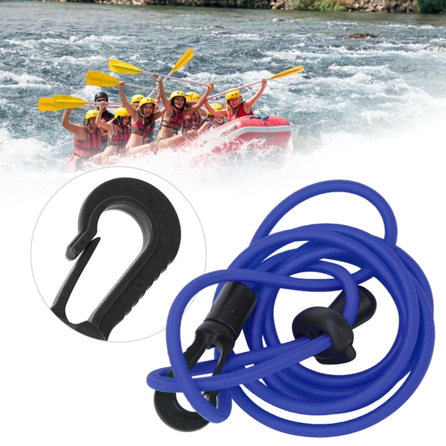 Kayak Paddle Leash Rope, Nylon 3 Colors Kayak Paddle Rope, Kayak Paddle Bungee Rope, Fishing Boat for Kayak Canoe Outdoor Use Green,Fluorescent Green,Blue