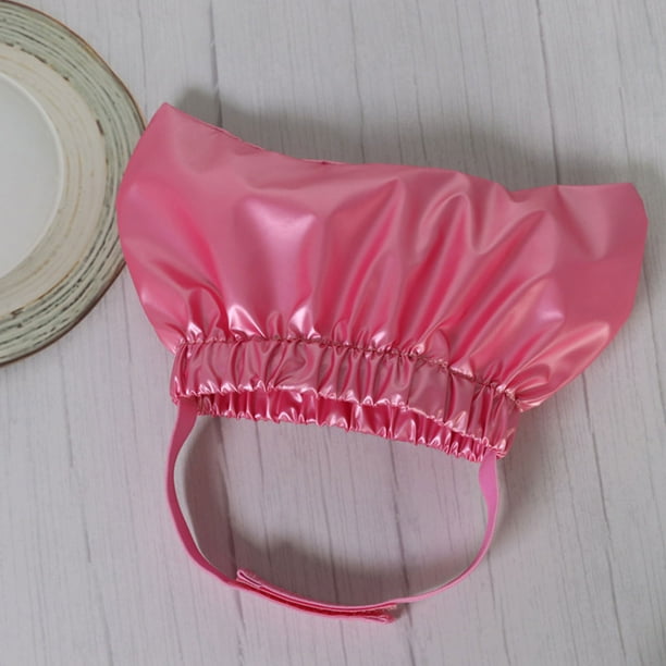 Xihbxyly Gorro de Ducha para Perros, Gorro de Baño para Mascotas, Lona Impermeable, Colores Dorado y Rojo Rosa, Ligero y Cómodo, Fácil de Usar, Apto para Perros Pequeños y Medianos, Tallas S y M.