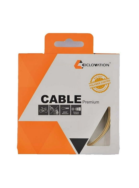 Ciclovation, Brake cable, Stainless steel, Polymer coated, Road, Shimano/SRAM, 1.5mm x 1700mm, Unit