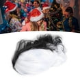 thumbnail image 1 of Peluca Rizada ondulada ANGGREK Blanca Negra Con Flequillo Ajustable, 1 of 8