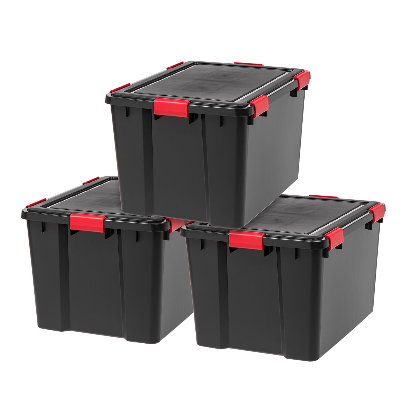 IRIS 74 Quart WeatherPro™ Plastic Storage Bin Tote Organizing Container