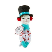 Mr. Christmas 6.5 Decorative Teal Snowman Knee Hugger