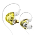thumbnail image 3 of Injueey Auriculares con cable portátiles de 1,2 m, Cable de fibra colorido, auriculares HiFi para escuchar música, ver vídeos, ver llamadas Cables de audio/vídeo Amarillo, 3 of 6