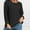 Black, variant on Tbopshirt Womens Hooded Sweater Women's Loose Litting Long Sleeved Pullover Commuting Round Neck Color Fashionable Sweater Knitted Loose Top