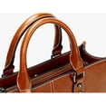 thumbnail image 5 of Genuine Leather Satchel Handbags for Women Large Shoulder Crossbody Bag Elegant Ladies Tote Purse with Zipper, 5 of 7