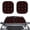 Red Cherry Pattern, variant on XYZCANDO Car Sun Shade with Red Cherry Print, Foldable Automotive Interior Sun Protection Fits Suvs and Most Sedans for Summer Road Trips