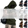 thumbnail image 3 of JTSRKL Mens Sleeveless Hoodies Zip Pocket Casual Athletic Pullover Loose Fit Tops Breathable Quick Drying Summer Sport Training Shirts Army Green L, 3 of 9
