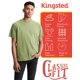thumbnail image 5 of Camiseta Kingsted para hombre, manga corta, cuello redondo, negra (paquete de 3), 5 of 5