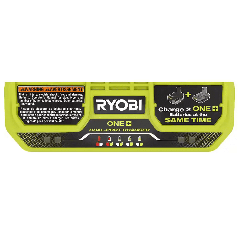 Ryobi ONE+ 18V Starter Kit - 2x 4.0Ah Batteries, 1x 2.0Ah Battery, Dual Charger