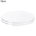 thumbnail image 2 of Walbest 2-Pack Transparent Acrylic Round Cake Plates, Reusable Buttercream Cake Decorating Tools Cake Discs for Serving Bake Goods and Art Craft, 2 of 7