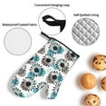 thumbnail image 3 of Naloa Watercolor Sunflower Oven Mitts and Pot Holders 4 pcs Set, Cooking Baking Grilling Kitchen Oven Glove for Cooking, 3 of 6