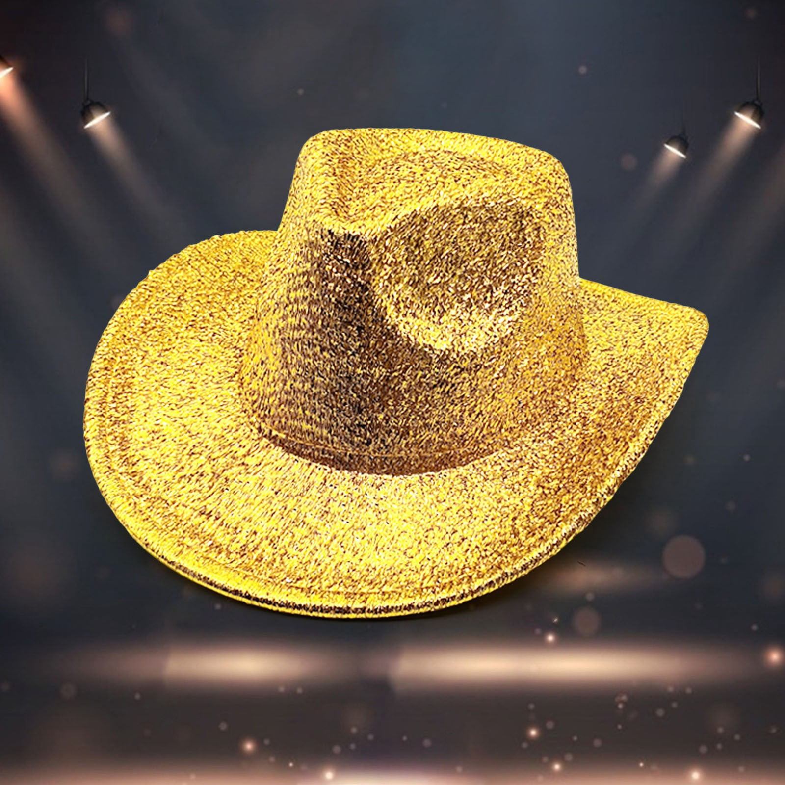 Woman Hat Womens Red Cowboy Hats Sequin Cowgirl Hat Sparkle 