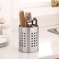 thumbnail image 3 of Stainless Steel Utensil Holder Kitchen Utensil Cutlery Stand Rack Drainer, 3 of 6