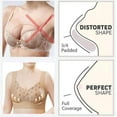 thumbnail image 6 of Bigersell Comfort Padded Underwire Bra On Sale Ladies Seamless Comfortable No Underwire Breathable Gathering Bra Woman Underwear Bandeau Bra Style F-159 Khaki M, 6 of 6