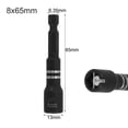 thumbnail image 1 of Écrou Magnétique 8mm Tournevis Adaptateur Hexagonal Clé 8x65mm, 1 of 8