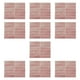 thumbnail image 2 of 10 piezas de azulejos de pared de PVC, pegatinas de pared, despegables, decoración, impermeables, a prueba de aceite, para baño, azulejos de pared rosa, 2 of 8