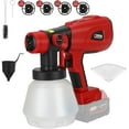 thumbnail image 1 of Paint Sprayer for Milwaukee M18 18V Battery, Spray Paint Gun with Brushless Motor and Copper Nozzle, 200W Cordless Paint Sprayer for Home Interior and Exterior, House Paint(Battery Not Included), 1 of 7