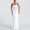 White, variant on jtjvou Women's Halter Twist Knot Maxi Dress Draped Ribbon Ruched Cocktail Dress Sheer Mesh Bodycon Formal Dresses Light Blue M
