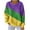 Green, variant on TKLPEHG Mardi Gras Sweatshirts for Women Purple Long Sleeve Crewneck Sweatshirts Dressy Casual Festival Print Graphic Pullover Holiday Tops (Z01_Purple,XXL)