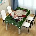 thumbnail image 7 of 60"x90" Santa Claus Tablecloth, Waterproof Washable Polyester Square Table Cover Durable Tablecloth for Kitchen Dining Table Party Decor, 7 of 7