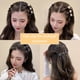 thumbnail image 2 of Pinza para el pelo Positivte3c, pinza para el pelo trenzada Positivte, pinzas para el pelo trenzadas con piedras de cristal brillantes, pinza para el pelo trenzada, pinzas para el pelo con diamantes d, 2 of 5
